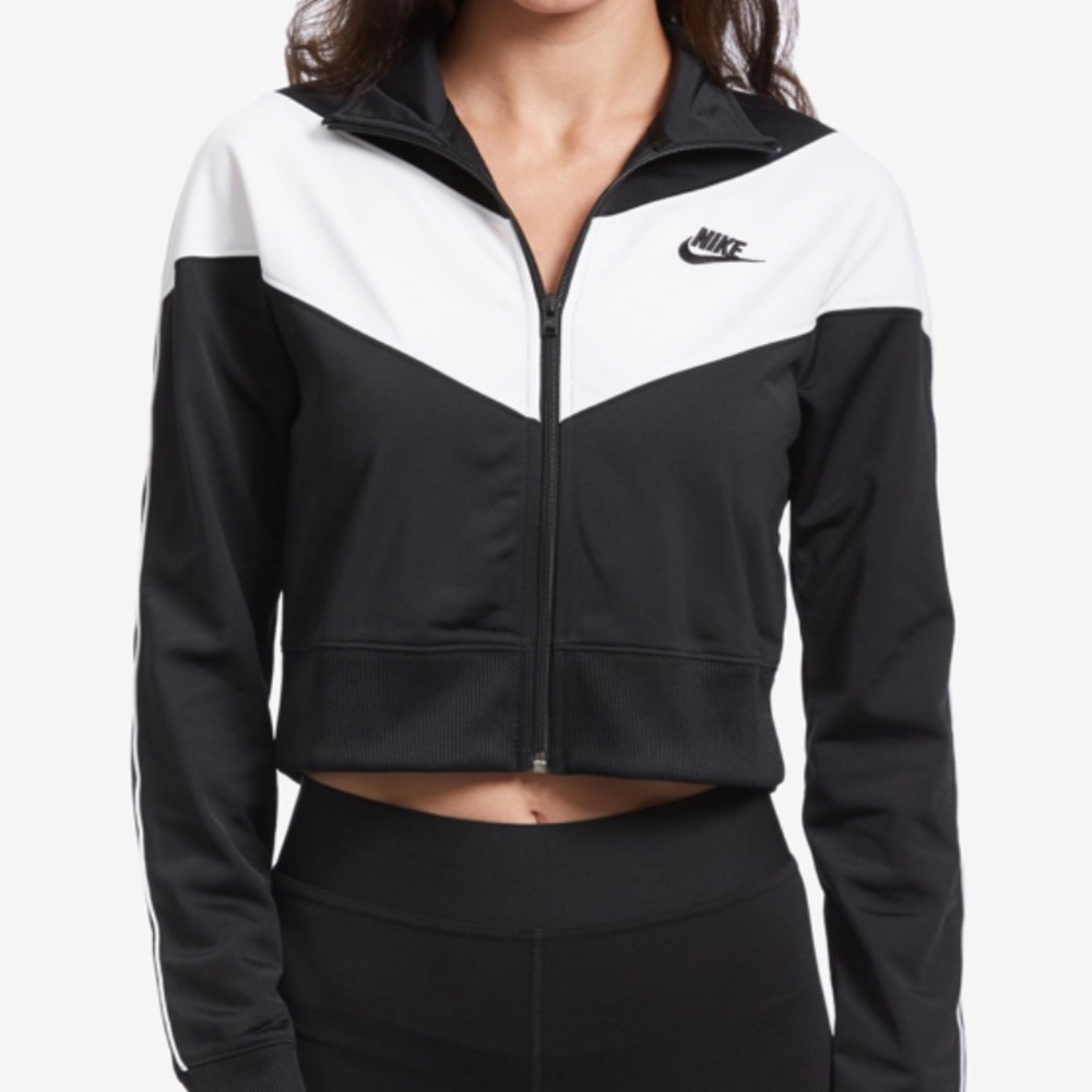 Black and White Nike Jacket